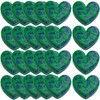 Fun Express Earth Heart-Shaped Crayons - 24 Pieces