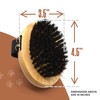 The Buddy System Pet Close Brush, Soft Touch Oval Palm