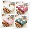 Alipis Elegant Design Tablecloth Table Cover Wrinkle Easy Care for