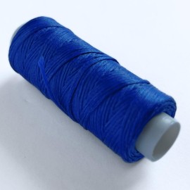 Leather Craft Hand Sewing Thread, Haoa Rowbiki Thread, Wax Pulling Thread, 69.8 ft (30 m), Shredded Thread, Macrame Thread, Frequently Used Color, Wax Cord (026 Blue)