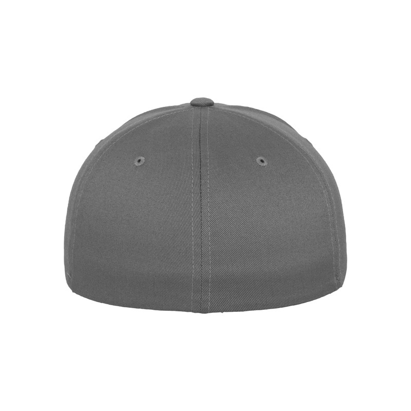 Flexfit Men's Wooly Combed Baseball Cap Grey