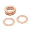 sourcing map Washers 10 Pieces Rings Flat Sealing Rings 15
