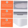 GLEAVI 1Pc Capacity Tissue Box Grey Material Wet and Dry