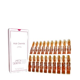 Hair Dermik – Hair & Scalp Revitalizing Solution – 20 Ampoules x 5 ml (Total 100 ml / 3.38 fl oz)