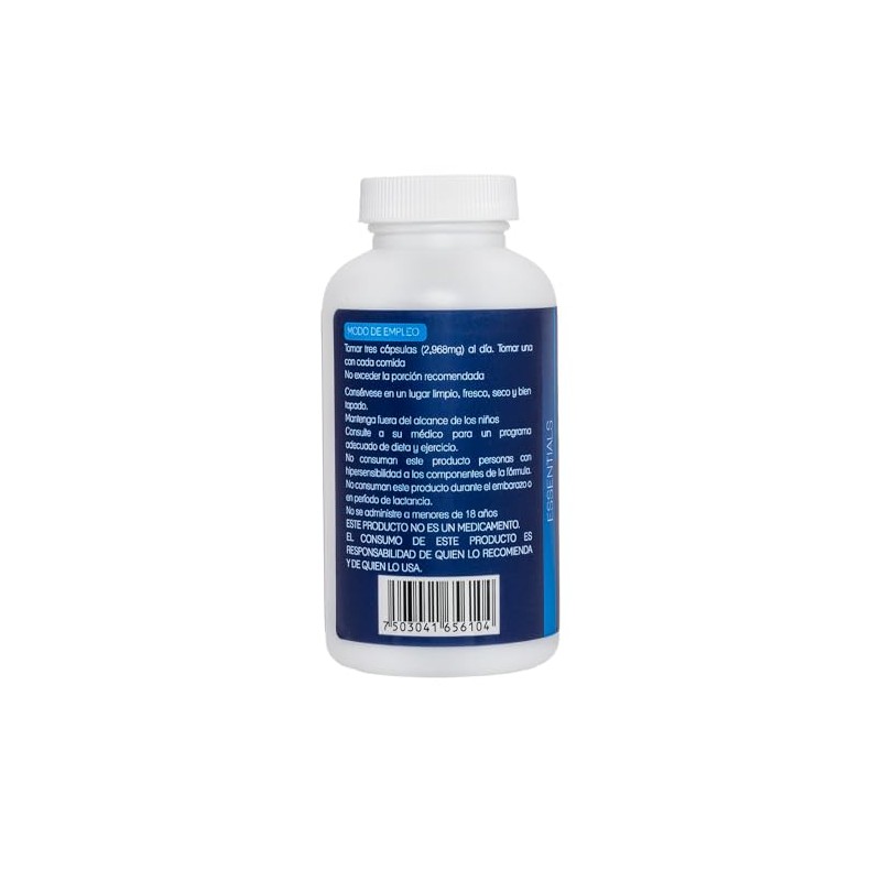 NLS Essentials® | CITRATO DE MAGNESIO PURO | 120 cápsulas
