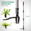 Suchtale Metal Weeder，Stand Up Weed Puller Tool with Long Handle