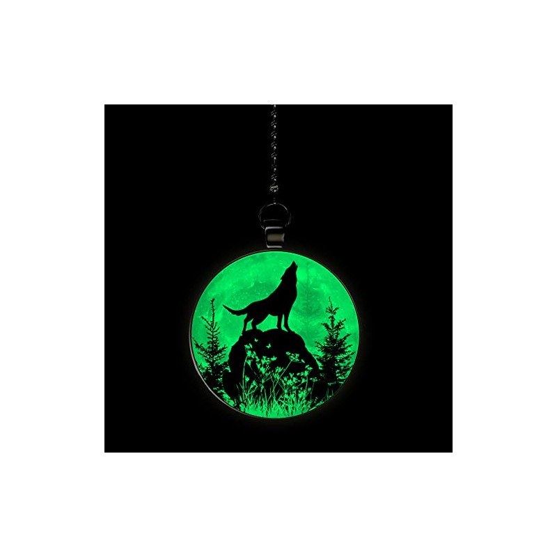 Gotham Decor Woodland Rock Wolf Glow in The Dark Ceiling