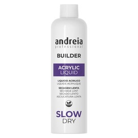 Andreia Professional Nail Builder Acrylic Monomer Liquid - Slow Dry 250 ml - For Beginners - Slow Dry - Salon Quality Strong Adhesion Extensions