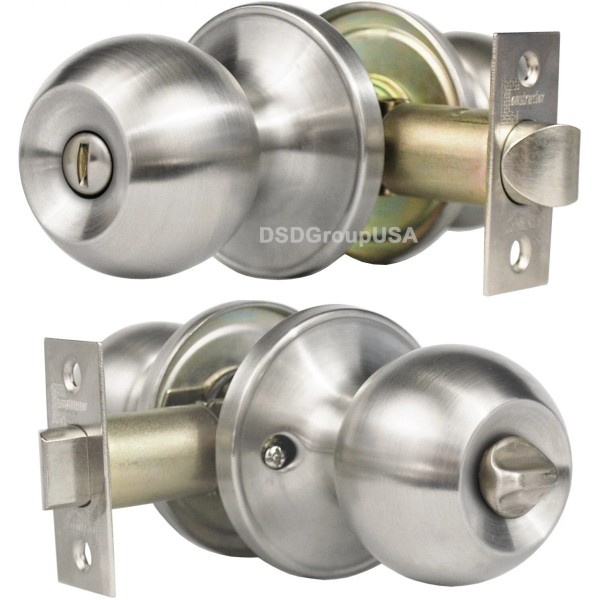 Constructor Privacy NO KEY Door Knob Handle Lock Bed /
