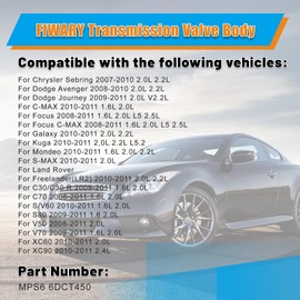 FIWARY Transmission Solenoid Valve Body MPS6 for Dodge Avenger/Chrysler Sebring 2007-2011 6DCT450 Direct Fit Precision Tested, Quick Shift Response, 12-Month Warranty​​