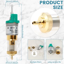 Kraftstoffdosierpumpe für 1 KW-5 KW Dieselheizung, Standheizung Benzin Diesel, Dieselpumpe 12V 22ML, Heizungspumpe, für Eberspächer Airtronic D2 D4 12V, mit Doppelfilter