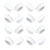 Merriway BH01148 (100 Pcs) Flush Fitting Push Fit Screw Caps
