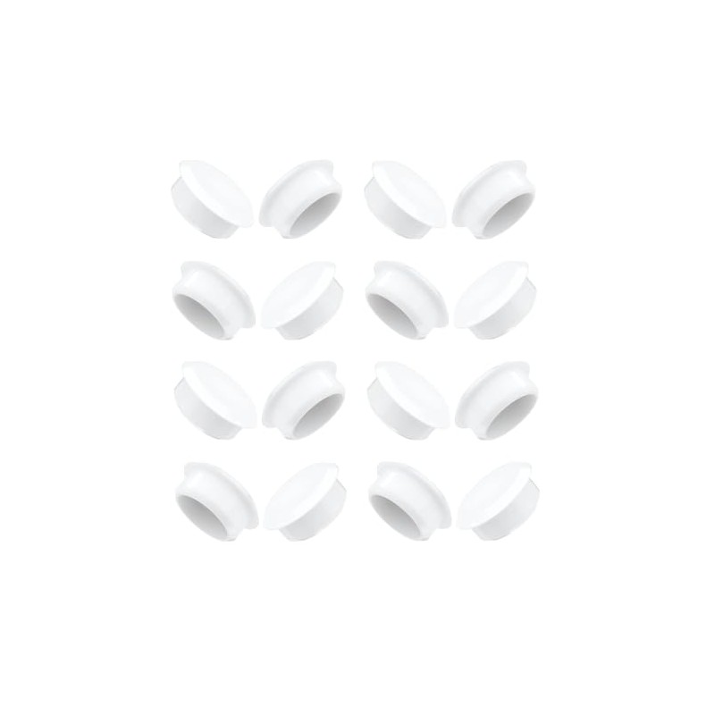Merriway BH01148 (100 Pcs) Flush Fitting Push Fit Screw Caps