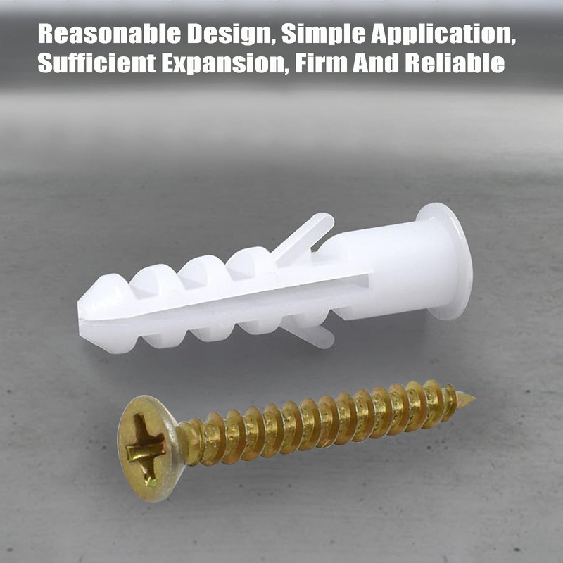 GKYZBB Drywall Anchor Kit 50 PCS,Self Drilling Hollow Wall Anchor