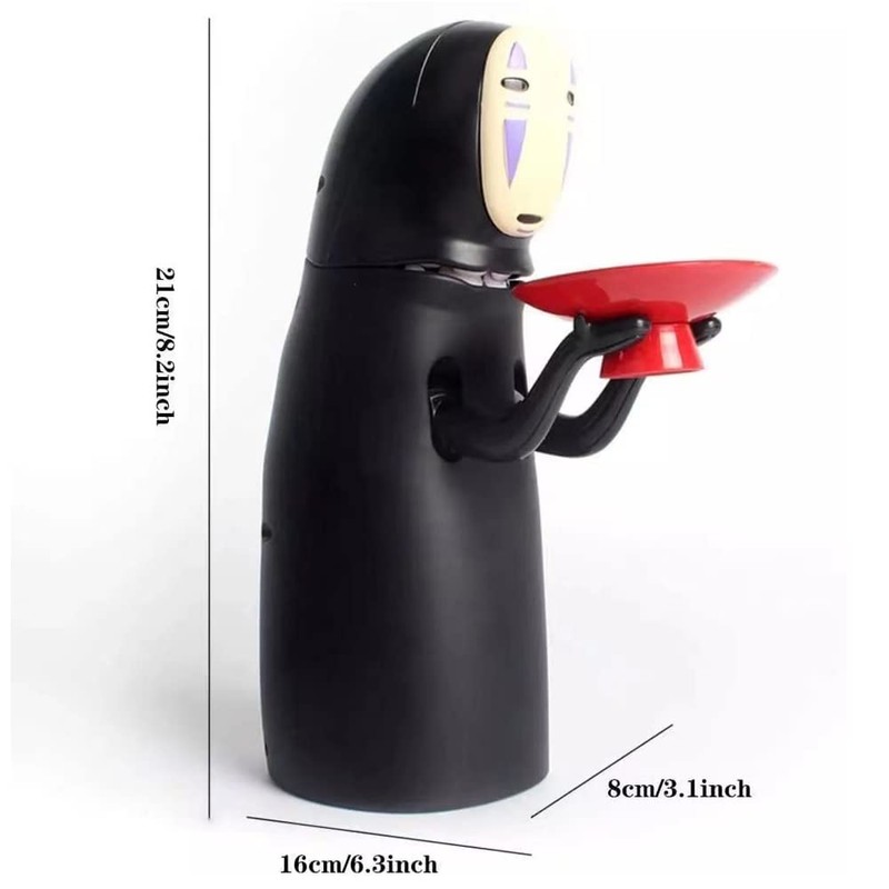 DUTTY Exquisitely crafted cartoon faceless male piggy bank, with sound