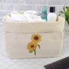 Azeeda Large 'Sunflowers' Canvas Organiser/Storage Bag (OR00008503)