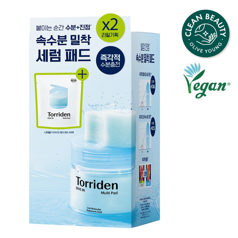 Torriden Dive In Low Molecular Hyaluronic Acid Multi Pad 80P