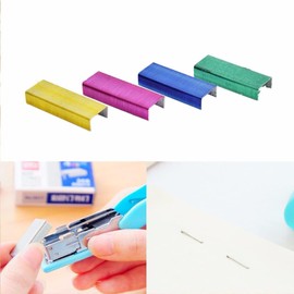 800Pcs Mini Color Staples, Standard Size 24/6mm, Office DIY Stapler Refills for Office School Home Use