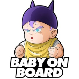 Baby on Board (Trunks) Vinyl Decal Sticker 5.5 X 4.1 Inch for Cars, Trucks, Motorcycles, Boats & Laptops-SS&Ds -1023