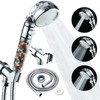Filtered Shower Head with Purifying Beads – 3 Function High
