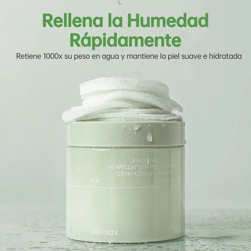 Celimax Heartleaf Bha Peeling Pad Exfoliante Calmante 60uds