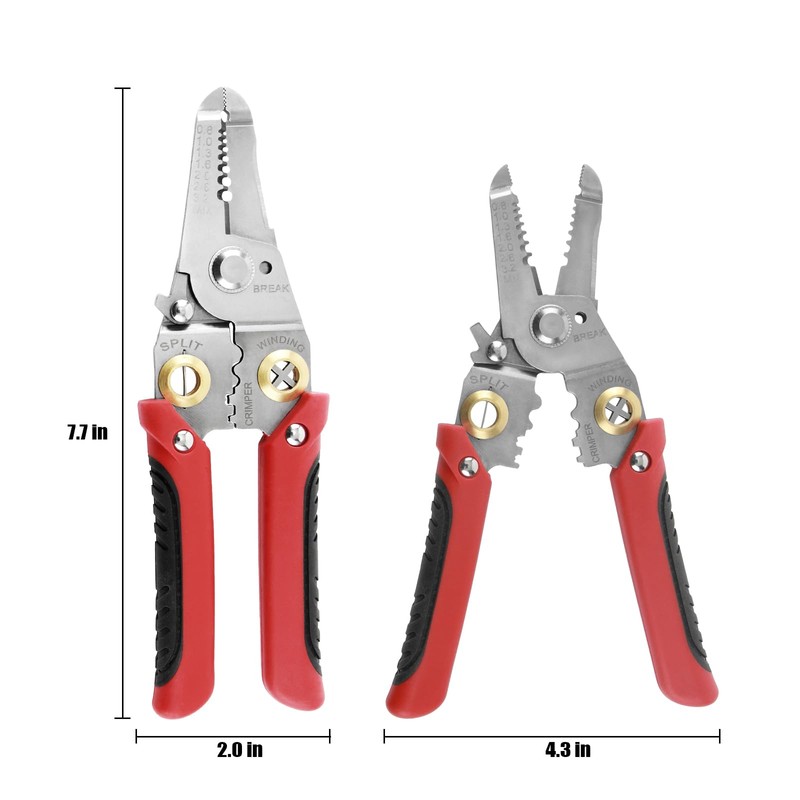 JASKFG Wire Stripper - Plier 3 in 1 Hand Tool,
