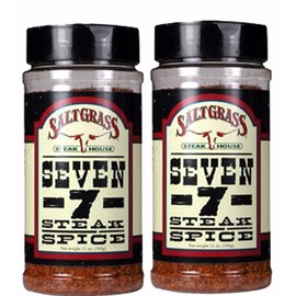 Saltgrass Seven -7- Steak Spice 12oz (2 Pack)