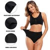 Molasus Women's Soft Cotton Underwear Briefs High Waisted Postpartum Panties