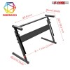 5Core Keyboard Stand Adjustable z Style Piano Riser + Keyboard
