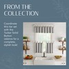 Elrene Home Fashions Tucker Solid Button Tier Window Curtains for