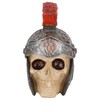 Resin Soldier Skull Modeling Statue Skeleton Sculpture Home Desktop Decoration