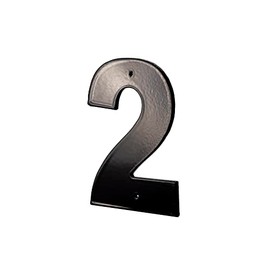 Montague Metal Products Helvetica Font Individual House Number, 2, 3-Inch