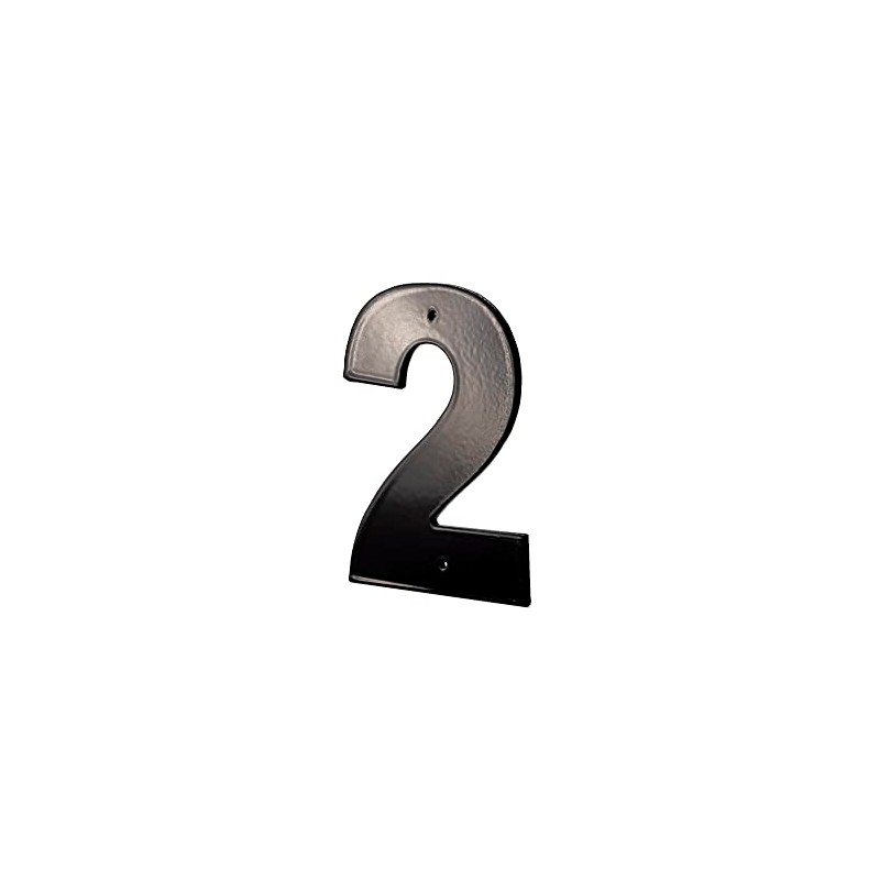 Montague Metal Products Helvetica Font Individual House Number, 2, 3-Inch