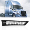 Left Chrome Cascadia Hood Side Grille Air Intake Vent Replacement