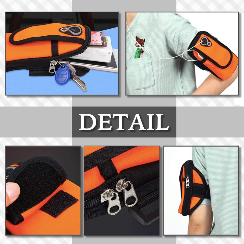 CHROME CRANE RB002 Sports Armband Pouch Earphone Jack Included Smartphone