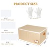 Lukeline Wedding Dress Storage Box, Wedding Dress Preservation Box with
