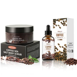 Coffee Oil, Coffee Oil Against Wrinkles, Pure Coffee Essential Oil for Aromatherapy, Coffee Oil Cosmetics for Skin & Hair Care, Moisturising, Firming Oil (Exfoliating + Essential Oil)