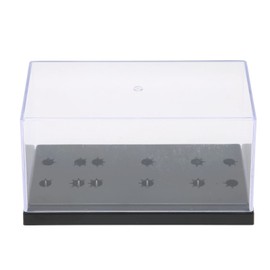 Acouto Nobso D Headshell Cartridge Keeper Phono Shell Case Turntable Holder Player Headshell Keeper Home Music Acrylic Phonograph Shell Case Phono Case, Turntable Holder, P