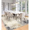 7x9 Washable Area Rugs - Modern Abstract Rugs for Living