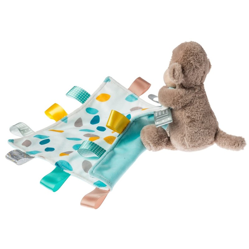 Taggies Cuddlebud Lovey Security Blanket, 9 x 9-inches, Monkey