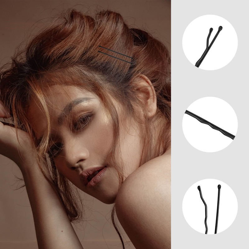 100 Pcs Bobby Pins, 5CM Long Hair Grips for Women