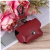 KICHOUSE Simple Imitation Leather Earphone Case Cover for Wireless Headphone