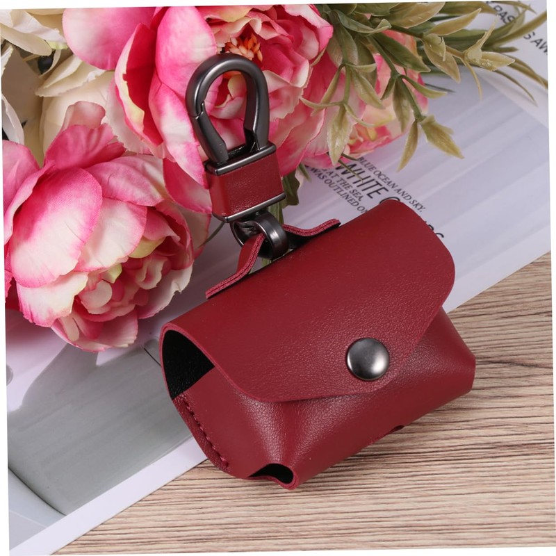 KICHOUSE Simple Imitation Leather Earphone Case Cover for Wireless Headphone
