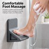 Bathroom Foot Rest for Body Cleaning – Freestanding Plastic Single-Tier
