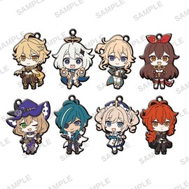 Genshin Capsule Rubber Strap Vol. 1, Set of 8 Types