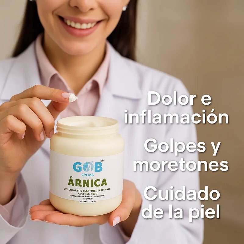 Crema De Arnica Ozonizada - Gob - 450 G