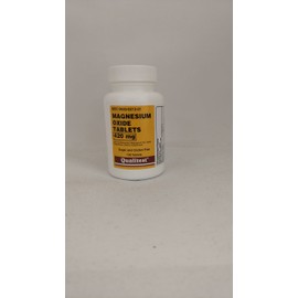 Qualitest Magnesium Oxide Tablets, 420 Mg, 100 Count (1)