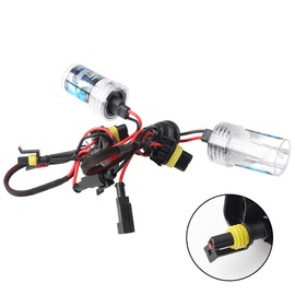 KaiDengZhe 2PCS HID Xenon Ballast Conversion Kit, 55W, 6000K, Pure White, Universal Fit, 4 Pieces