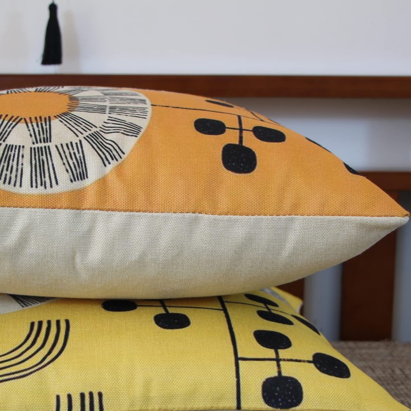 YunJeude 45 45 Cushion Covers Set of 4 Nordic Geometric