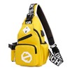 Blue refrain One Shoulder Bag, Crossbody Shoulder Bag, Multifunctional Casual